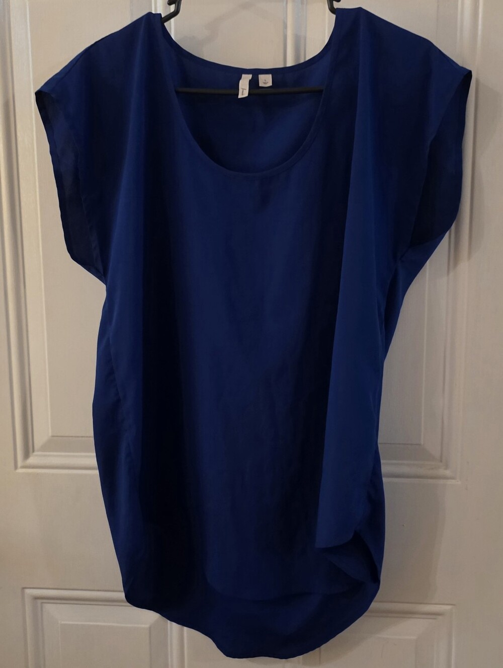 Frenchi Scoop-Neck Tunic Top - Royal Blue